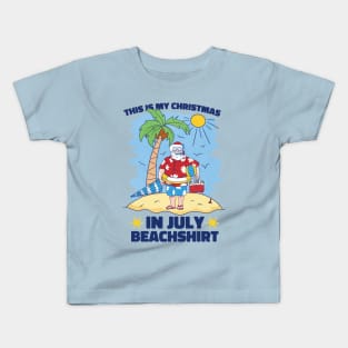 Santa claus in summer Kids T-Shirt